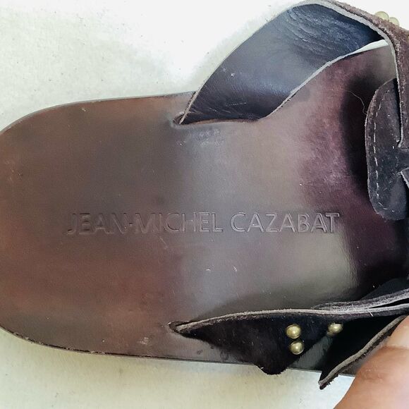 JEAN MICHEL CAZABAT RHINESTONE SANDALS - Picture 4 of 7